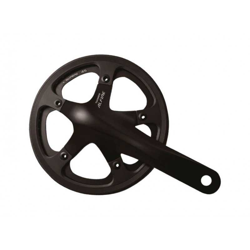 SHIMANO Juego de bielas y plato con protector ALFINE FC-S501 HOLLOWTECH II 170 MM 140002VAR