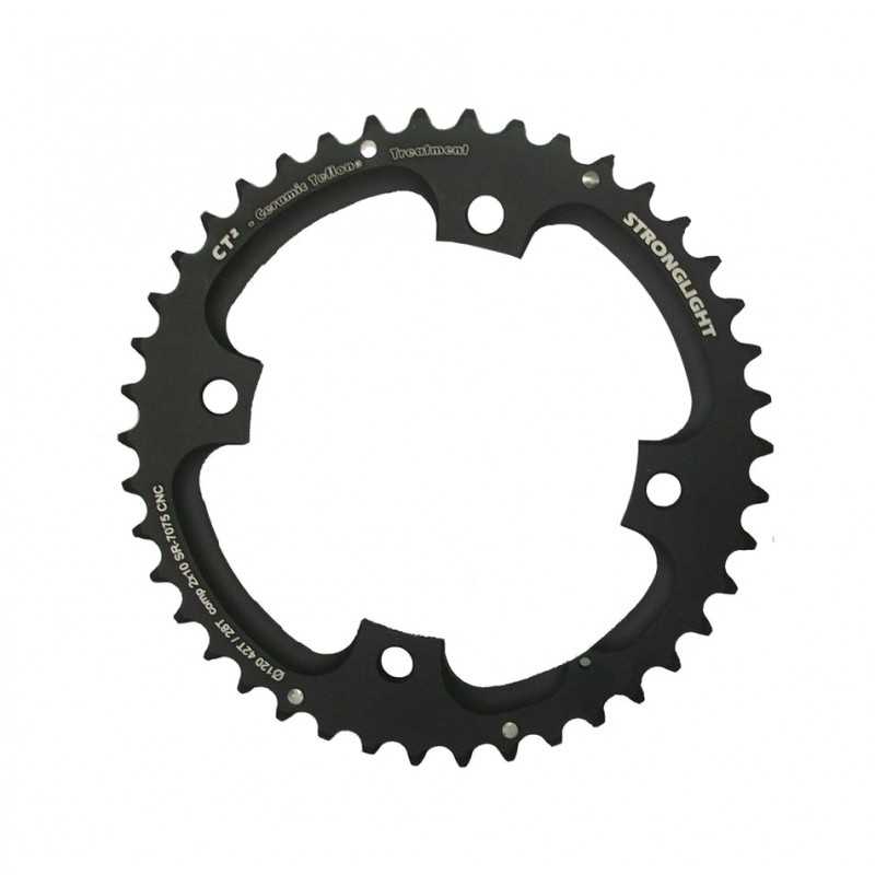 STRONGLIGHT Plato para bicicleta exterior aluminio 4 brazos SRAM XX/X0/X7/X9 MTB 2x10V 120/80 BCD (29) 717815