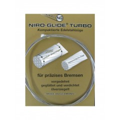 FASI Caja 100 cables sirgas siergas freno acero inoxidable NIRO-GLIDE TURBO MTB 2050 MM x 1.5 (1U) 716873