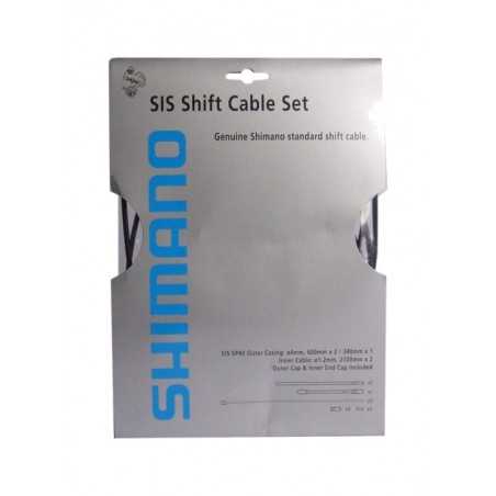 SHIMANO Kit de cables y fundas cambio para rueda delantera trasera SIS 40 145001