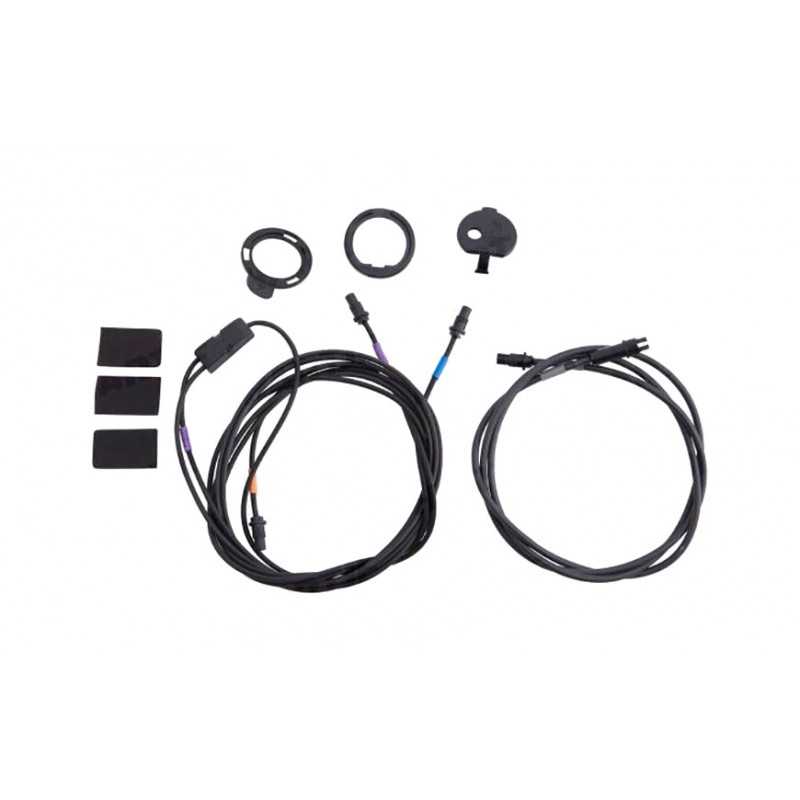 Cable to handlebar for internal interface mounting