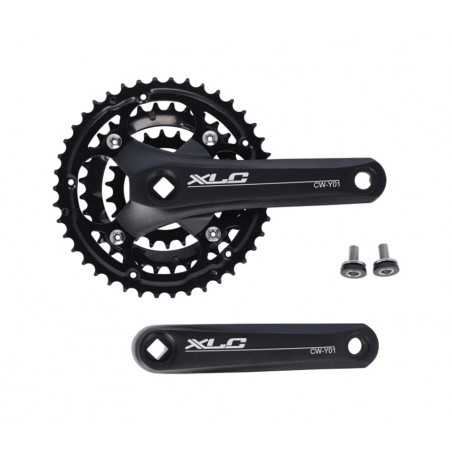 XLC Crankset and square spindle chainrings CS-Y01 152 MM 118 MM 7/8V 2502800000