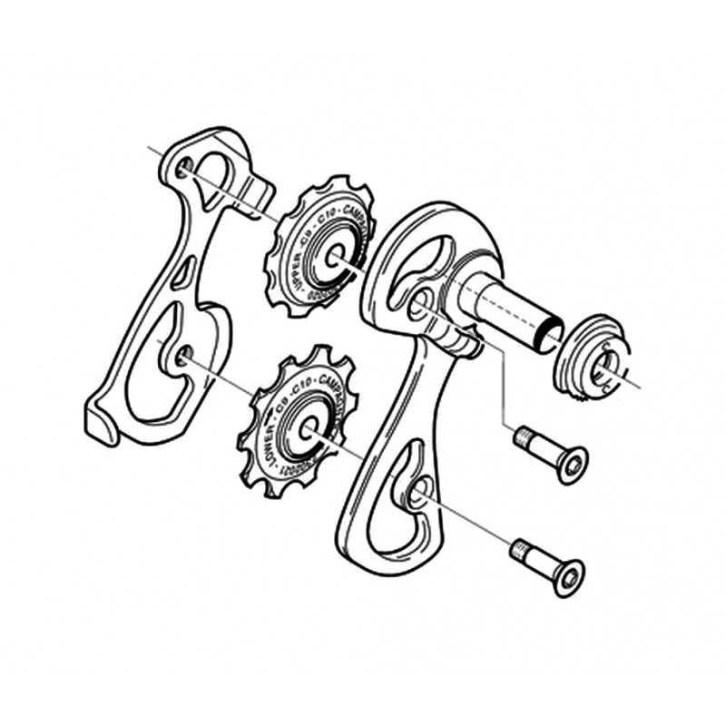 CAMPAGNOLO Recambio caja pata media para cambio trasero POTENZA 11V 708081