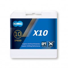 KMC Cadena bicicleta 116 eslabones X10 1/2x11/128 10V (25U) 702991