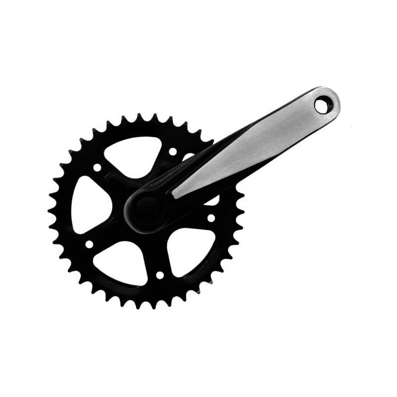 MIJNENPIEPER Juego de bielas y platos cuadradillo aluminio SPEED 170 MM 701165VAR