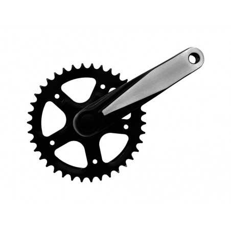 MIJNENPIEPER Juego de bielas y platos cuadradillo aluminio SPEED 170 MM 701165VAR