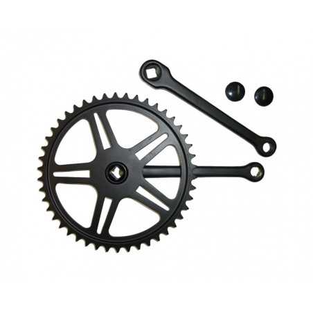 MIJNENPIEPER Juego de bielas y platos cuadradillo acero 170 MM 701169