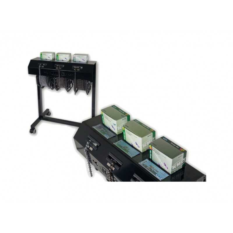 KMC Portarollos cadena REEL CENTER PRO 3x50 M 711391