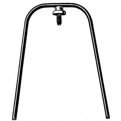 Aluminum rod  26-28" 55 MM 343 MM