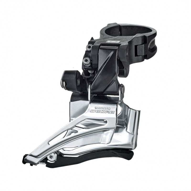 SHIMANO Desviador cambio de platos abrazadera alta DEORE FD-M6025 DOWN SWING DUAL PULL 66-69º 2x10V 703100