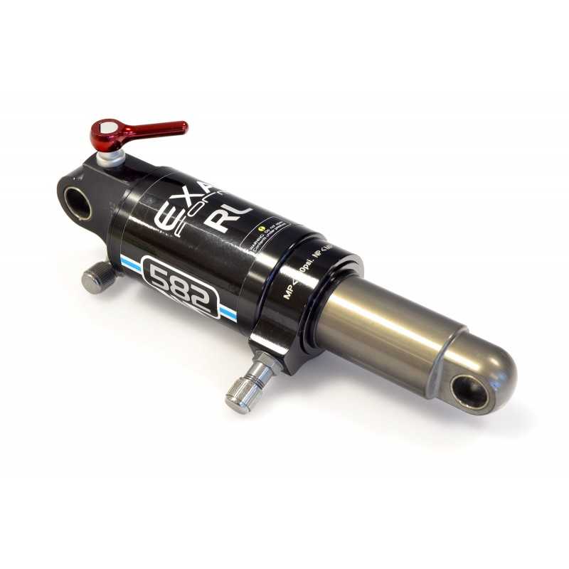 EXA FORM Amortiguador de suspensión trasera doble KS hidráulica muy regulable para bicicletas aluminio 6061 12104