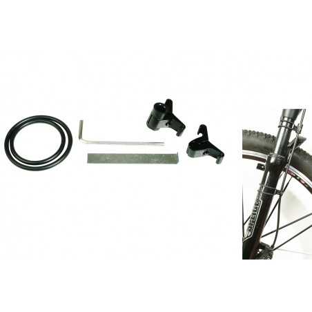 Supports for fork cover guide