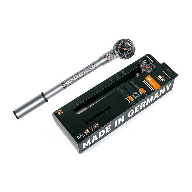 Suspension fork inflator with pressure gauge  USP 22 BAR