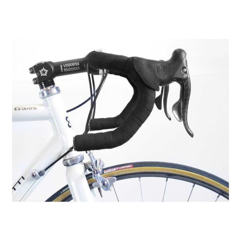 Road cork handlebar tape with plugs