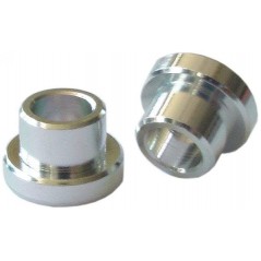 Set of aluminum bushings for shock absorber eye  12 MM 24 MM