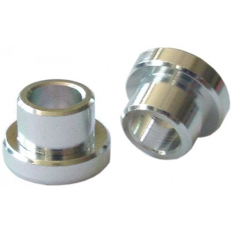 Set of aluminum bushings for shock absorber eye  12 MM 24 MM