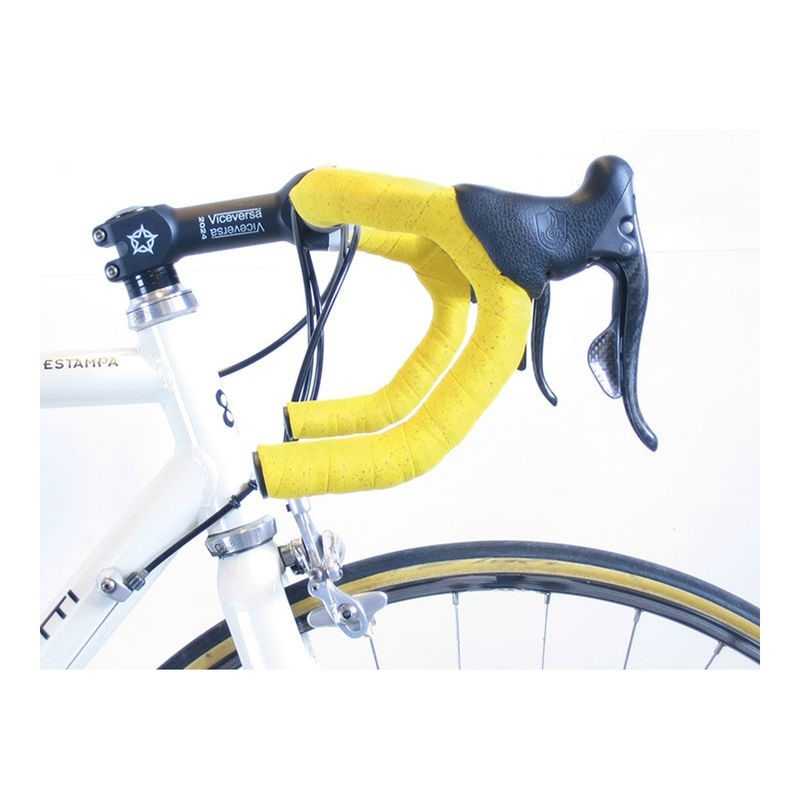 BIKE RIBBON Cinta Manillar carretera corcho gel con tapones 29267VAR
