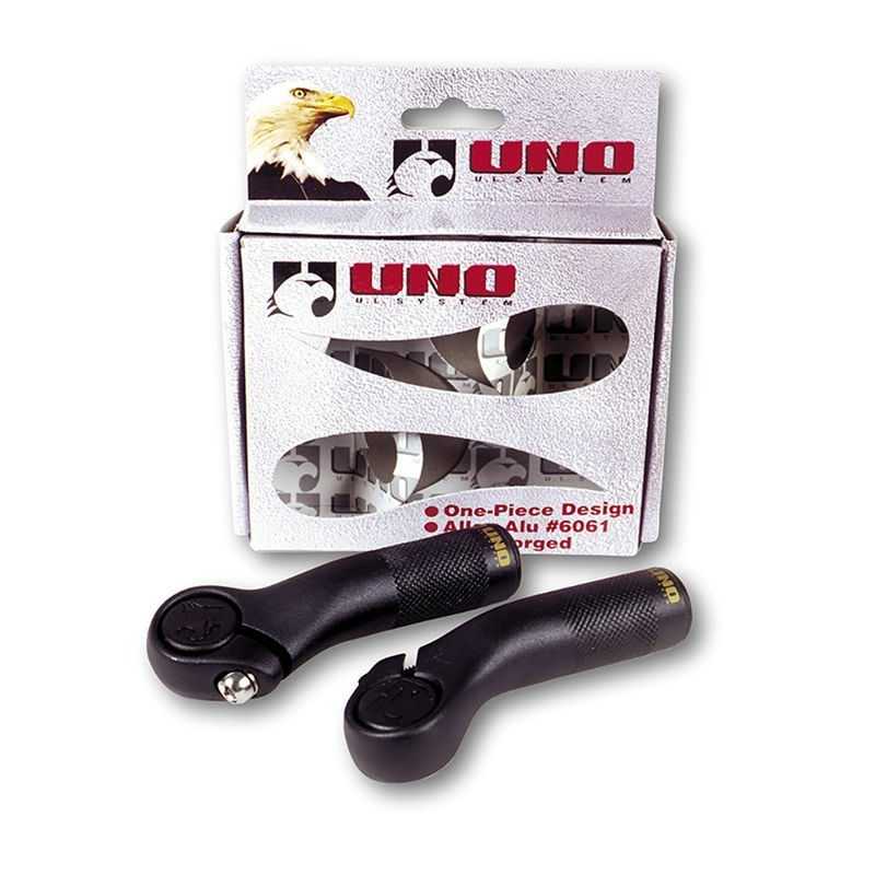 KALLOY UNO Protesis de cuernos cortas para acoples manillar - Color Negro 37330