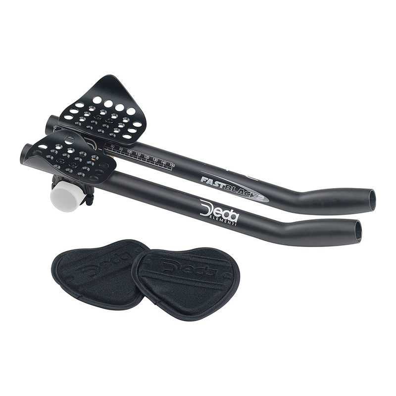 DEDA Acople manillar bicicleta carretera AEROBAR FAST BLACK 2 31,7 MM CARBON 37930