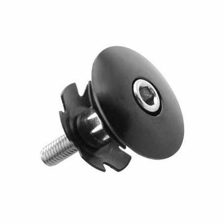 Star nut + plug, bicycle steering a-head 25,4 mm