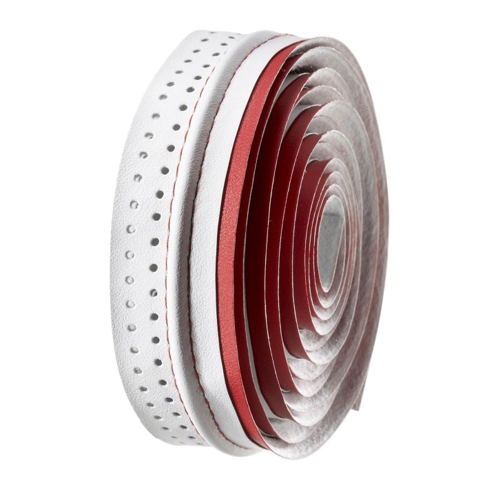 VELO Cinta de manillar para bicicleta carretera VLT-041 perforada en microfibra bicolor 35496VAR