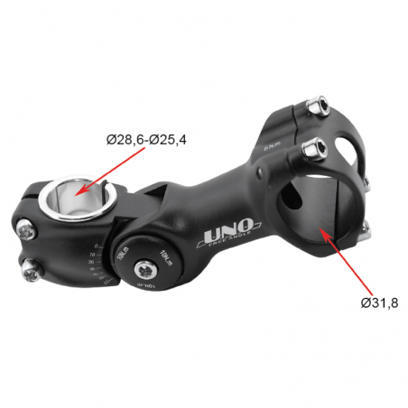 KALLOY UNO Potencia regulable para bicicleta - 123