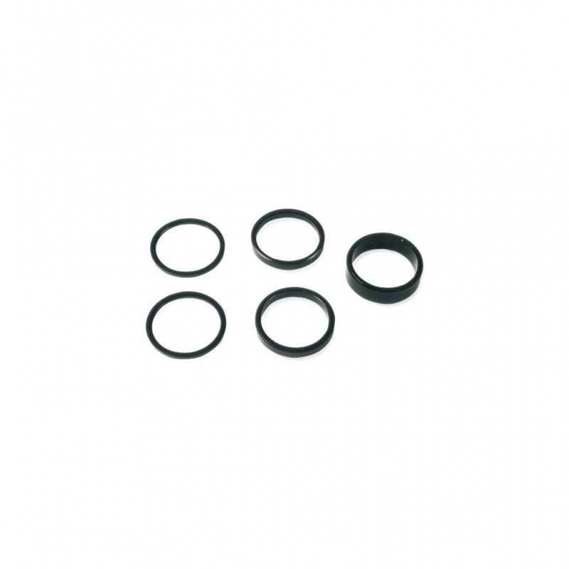 V BIKE Juego arandelas supletorias altura direccion A-HEAD 25,4 mm Negro 710