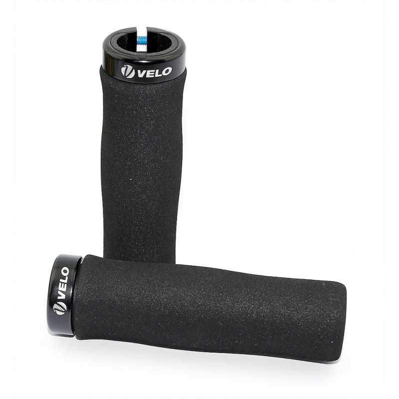 Grips, foam velo eva ultralight insertions in gel 130mm screw attachment