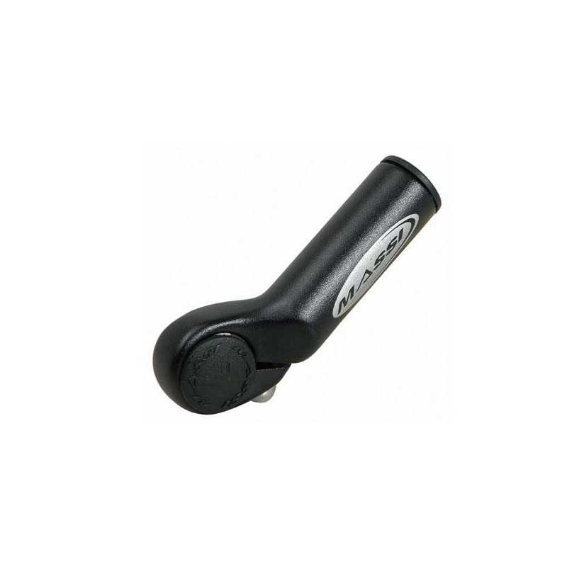 MASSI Acoples de Manillar CM-203 - Aluminio Recto Negro 17910VAR