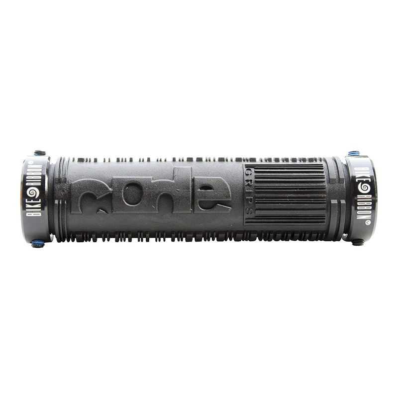 Handlebar grips with screw-on ends set  bar code