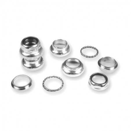 Set, steering by thread, aluminum, bearings  1 (22,2x30x26,4)
