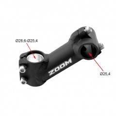 Power, handlebars a-head black 40 grades tilt