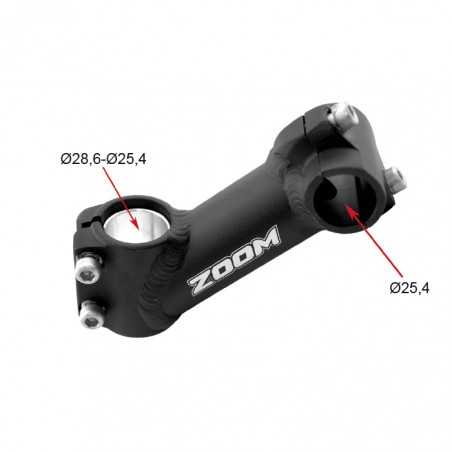 Power, handlebars a-head black 40 grades tilt