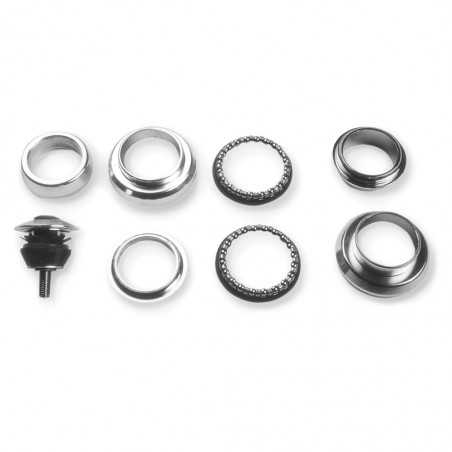 Set, steering a-head, steel, bearings, chrome  1 26,4