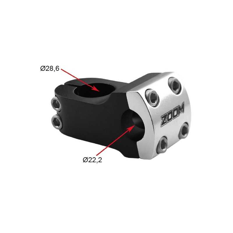 Power, handlebar stem free style bmx 22.2mm bicycle