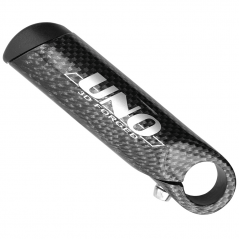 Horns, handlebar extensions straight kalloy silver