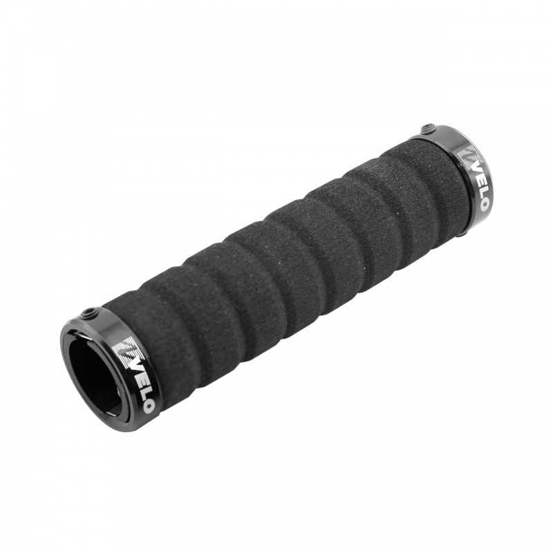 VELO Juego de puños neopreno negro 130mm bici bicicleta 127