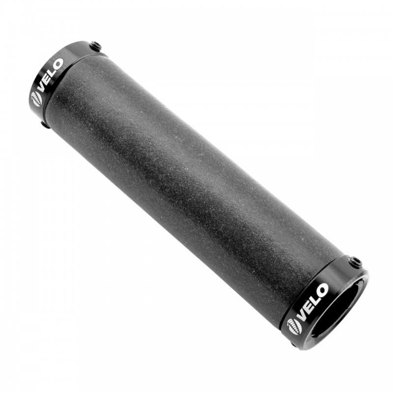 VELO Juego de puños silicona con tornillo 130mm 59g/ud bici bicicleta 13538