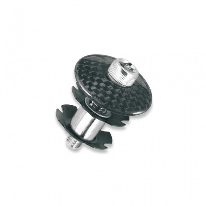 V BIKE Araña con Tapon Direccion A-Head de Aspecto Fibra Carbono para Bicicletas 808