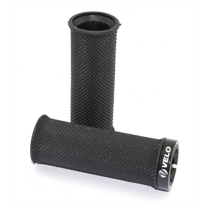 Set, grips, grip shift, screw installment, gum, black, bicycle