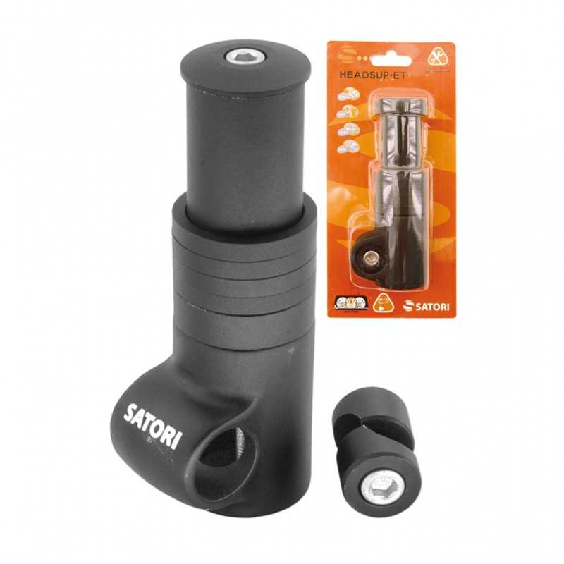 SATORI Elevador de potencia allen aluminio 28,6mm h:117mm bici bicicleta 286