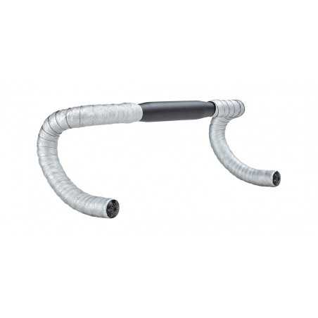 Bicycle handle bar tape  BLING TAPE W/ ANO GUNMETAL PLUGS + SILICONE GEL