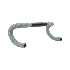 SUPACAZ Cinta manillar bicicleta SUPER STICKY KUSH CLASSIC GUN METAL W/ ANO PLUGS 644221548363