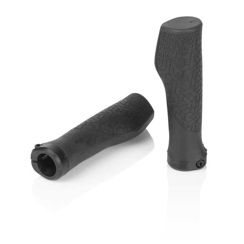Set of bicycle grips with security screw  ERGOSPORT 1MM