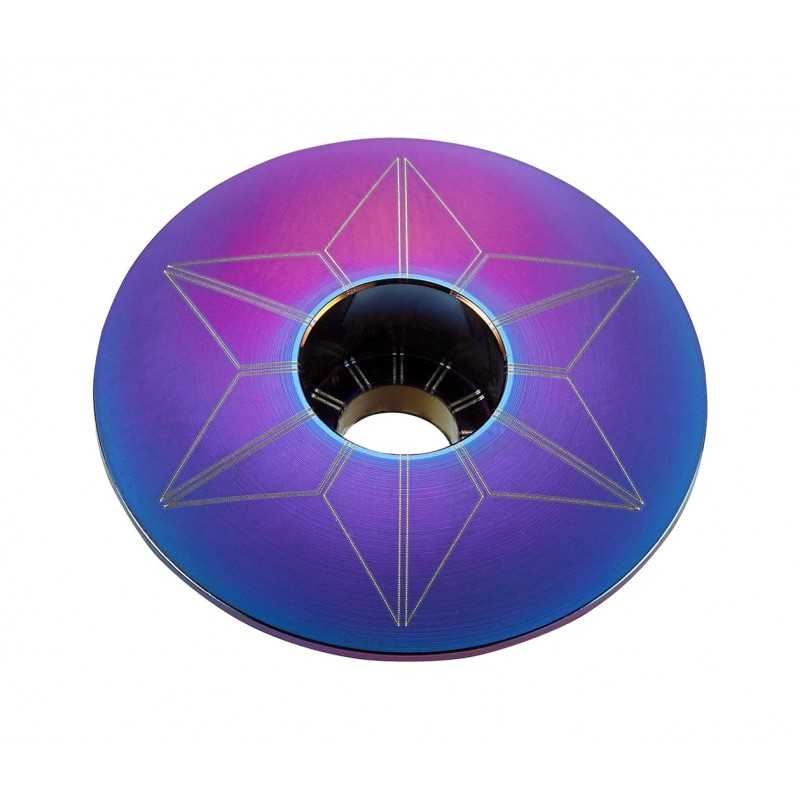 Replacement counterweight plug  STAR CAPZ OIL SLICK ANODIZED
