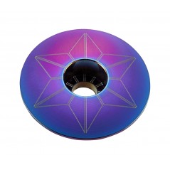 Replacement counterweight plug  STAR CAPZ OIL SLICK ANODIZED
