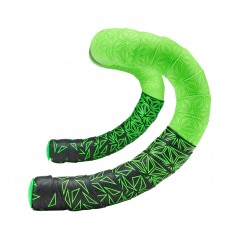 SUPACAZ Cinta manillar bicicleta SUPER STICKY KUSH STAR FADE NEON W/ PLUGS 64422125080VAR