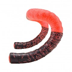 Bicycle handle bar tape  SUPER STICKY KUSH STAR FADE NEON W/ PLUGS