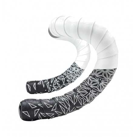 Bicycle handle bar tape  SUPER STICKY KUSH STAR FADE W/ ANO PLUGS