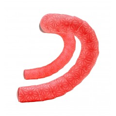 SUPACAZ Cinta manillar bicicleta SUPER STICKY KUSH TRUNEON CORAL W/ PLUGS 634154447390